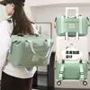 Bolsa de Viagem ao Ar Livre, Bolsa de Mão Multifuncional para Armazenamento, Mochila Expansível, Bolsa Telescópica de Camada Dupla, Bolsa de Rodinhas