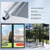 Película de Vidro para Proteção Solar e Isolamento Térmico, Película de Vidro para Janelas de Varanda, Adesivos Cinza e Preto Transmissivos de Luz Anti-Olho, Personalização de Grau Industrial