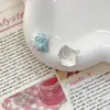 Liga Tulipa Trevo de Quatro Folhas Flor Marca Concha Estrela do Mar Gotejamento de Óleo Exquisito DIY Artesanal Pingente de Lado Único Pingente Joia