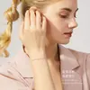 Amazon Venta al por mayor transfronteriza Pulsera de Plata de Ley 925 para Mujer con Moissanita Color D, Joyería de Pulsera Moda y Sencilla para el Día a Día Venta al por mayor
