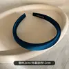 Diadema de Satín de Color Sólido Estilo Coreano para Mujer 2025 Nueva Banda para el Cabello para Lavarse la Cara Pasador de Cabello Alto Accesorio de Cabello de Moda