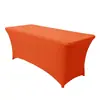Amazon Transfronterizo Color Sólido Seda de Leche Boda Elástica Cubierta de Mesa Universal Decoración de Boda al Aire Libre Fiesta Práctico