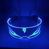 Gafas Nezha Cyberpunk LED de Colores Brillantes con Sentido de la Tecnología, Populares en Redes Sociales, Adecuadas para Bares Discoteca