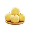 Manzanas Fuji Cream de Shandong al por mayor y entrega 3/5/9 libras Fruta grande de 75 mm Dulces y crujientes Manzanas amarillas Fruta fresca