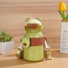 Nuevo Vaso de Agua para Niños Bear con Alta Apariencia, Correa de Acero Inoxidable 316, Vaso con Pajita, Vaso Termo Portátil para Estudiantes para Exterior