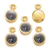 Accesorios para Joyería de Aleación DIY Reloj Despertador Esmaltado Colgante de Reloj Pulsera Llavero Decoración Adorno Colgante W459