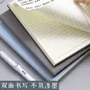 Novo Caderno A5 Mais Vendido Atacado Série de Cores Morandi Capa de Couro Macio Caderno Simples para Estudo Planejador de Compras Caderno