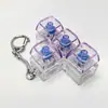 Chaveiro de Teclado Mecânico com Botão Tetris T-Key de PC de Alta Transparência Transfronteiriço Brinquedo para Alívio de Estresse