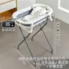 Bañera Plegable para Bebé sin Necesidad de Agacharse, Bañera para Bebé con Soporte de Marco de Hierro Elevado, Bañera para Bebé Recién Nacido para Bañar
