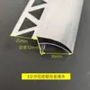 Aluminio Aleación Línea de Goteo para Aleros de Pared Exterior Negra 5cm Alero Superior Pico de Águila Repisa de Ventana Alero Inferior Línea Impermeabilizante