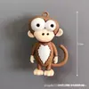 Ímã de Geladeira Desenho Animado Estiloso Criativo Sucção Magnética Pequeno Animal Quadro Branco Quadro Negro Magnético Estéreo Ímã Ímã