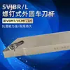 Máquina Centradora Cabezal No Sesgado Portaherramientas de Torneado Exterior Svjbr/Svjbl 1212Jx11N/1616Jx11N