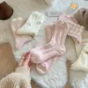 Calcetines gruesos, cálidos, antideslizantes hasta la mitad de la pantorrilla para casa y dormir, suaves y amigables con la piel, calcetines dulces estilo japonés hasta la mitad de la pantorrilla para deportes al aire libre