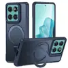 Adequado para Capa de Celular Anti-Queda nas Quatro Bordas Moto G85 Edge60 Fuison Military God Suporte de Metal Capa Protetora