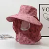 Sombrero Chal de ala ancha para mujer de verano, Modelo popular para trabajar en los campos, Sombrero de protección solar, Sombrero de sol para playa al aire libre, Sombrero para recolectar té