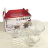 Tazón de Cristal Diamante Juego de 26 tazón para ensalada de frutas regalo de promoción navideña Tazón