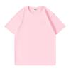Camiseta de algodón de manga corta con cuello redondo para hombre y mujer, mono de actividad corporativa, camisa publicitaria, ropa de clase para mapear logotipo personalizado de bricolaje
