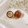 Botões Coloridos de Liga Metálica com Resina em Estilo Chinês para Hanfu Étnico, Traje Tang, Qipao, Cardigã e Tricô