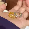 Anillo de Flor Hueca para Mujer, Anillo Abierto Vintage, Anillo Artístico Fresco Personalizado para Dedo Índice, Venta al por Mayor