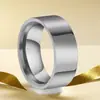 Anel de Aço Inoxidável Europeu e Americano Transfronteiriço 10mm de Largura Anel de Dedo Titânio Aço Masculino Tendência Não Desbota Anel Masculino Estilo Quente