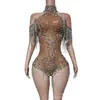 Ropa de Rendimiento Transfronteriza: Chaleco con Borlas, Body Triángulo Exquisito y Versátil, Conjunto de Práctica para Yoga y Pole Dance, Polvo de Perlas de Loto