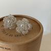 Pendientes de Perlas de Flores Dulces con Cuentas para Mujer Diseño Nicho Suave Elegante Moda Pendientes Elegantes Versátiles
