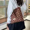 Bolso de Mano con Patrón de Lujo Ligero de Moda 2026, Bolso de Hombro Simple Nuevo de Lunares para Mujer, Bolso Tote Coreano Exquisito, Gran Capacidad para Otoño