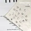 Rincones de alta calidad estilo Shijia para decoración de uñas, imitación de la famosa marca, mini strass biselados blancos súper brillantes de fondo plano, accesorios