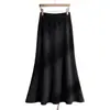 Falda midi sirena elegante personalizada de talle alto adelgazante para mujer 2026 Otoño Nueva Falda Casual Ajustada a la Cadera