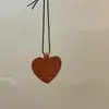 Estilo Igual de Celebridad de Internet de Corea del Sur Simple Amor Cuero Soporte para Gafas Collar Moda Portátil Llave Soporte para Gafas de Sol Cadena para el Cuello