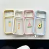 Líneas de frutas dibujadas a mano adecuadas para funda de teléfono Apple 17PROMAX iPhone15Plus funda suave 14 estilo fresco 13