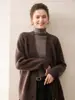 "Un acierto tanto si se lleva solo como en capas" Nueva Ropa de Punto de Cachemira para Mujer + Cardigan Básico para Vestir en Capas Diariamente