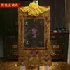 Artesanato de Xizang Tecido de Algodão do Nepal Pigmento Mineral Natural Pintado Estátuas de Buda Feitas à Mão Thangka Mãe Vermelha Estátuas de Buda