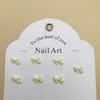 Acessórios Coloridos de Resina para Nail Art Laço Acessórios para Unhas DIY Brincos Capa de Celular Acessórios para Unhas Vestíveis