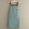 Delantal de Cocina Impermeable con Logo Impreso, Delantal Doméstico a Prueba de Aceite para Mujeres, Trabajo en Catering, Bolsillo para Teléfono de Gran Capacidad