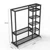 Raquete de badminton raquete de tênis rack de exibição da ilha central da quadra de tênis rack de armazenamento de exibição de raquete de tênis de mesa rack de exibição de tubo de bola