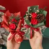 Buquê de Natal Presente Buquê de Sabão Papai Noel Véspera de Natal Presente Criativo para Namorada Atacado