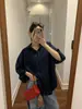 Camisa holgada casual francesa chic coreana