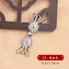 Hebilla Hanfu Botones Metálicos Cheongsam Botones Hechos en Song Hechos en Ming Hebilla Antigua Hebilla Dorada Plateada Botones de Cuello de Abrigo Antiguo