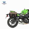 Kawasaki Ninja650 bolsa de lona modificada bolsa lateral bolsa para computador de negócios pasta com suporte de liberação rápida