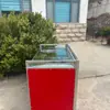 Carrinho Dobrável Pequeno para Montar Barracas, Multifuncional, Versátil, para Lanches, Feira Noturna, Food Truck, Barraca Móvel