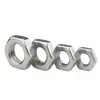 En Stock Tuerca Hexagonal Delgada de Acero Inoxidable 304 Din439 M5-M20 con Borde Biselado Tuerca Delgada Tapa de Perno Delgada