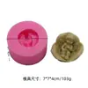 Molde de Silicone para Bolo Fondant Bebê Anjo Bebê Asas de Anjo Lótus Molde de Gesso Aromaterapia Chocolate