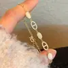 Pulseira Brilhante de Diamante Gato Nariz de Porco Pedra Olho de Gato para Meninas, Estilo Ins Leve Luxo Alto Padrão Joias Exquisite, Presente de Aniversário para Namorada