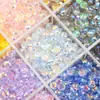 K9 Premium Cuentas Planas Guohua 4/6/8mm Ruedas Austriacas Cristal Swarovski Color AB Cuentas Espaciadoras Hecho a Mano DIY