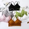 Hermoso chaleco de espalda descubierta estilo elegante para mujer, popular en línea, top interior de moda ins, sexy, push up, top de tubo