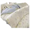 Conjunto de cama de quatro peças 100% algodão, algodão puro, novo estilo 2026, design fresco e simples, adequado para quartos de dormitório, inclui lençol de baixo e capa de edredom, conjunto de três peças, para todas as estações