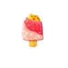 Juguete de Helado de Fresa Artificial Lindo Pegamento de Crema para Manualidades Resina Accesorios Pequeños Decoración para Zuecos