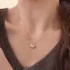 Novo Estilo Chinês Ano da Vida Paz e Felicidade Colar de Oração Feminino de Alta Qualidade Marca Gan Fu Bolsa com Cadeado Corrente para Clavícula Corrente de Lã Versátil