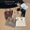 Top tipo camisola de estilo coreano, corte ajustado que realza la figura, con estampado de espina de pescado para mujer, perfecto para el verano, en colores lisos, versátil para usar en capas e ideal como prenda interior. 3596
